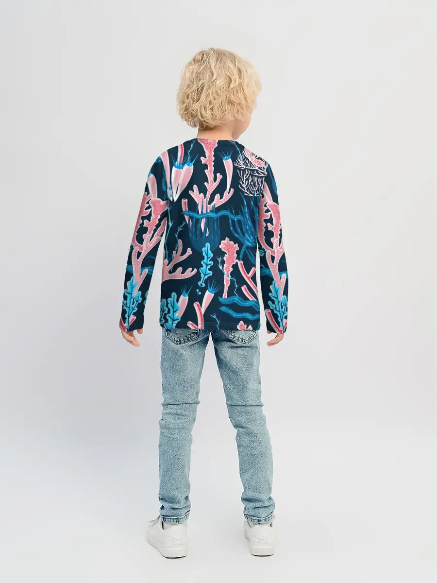 Детский лонгслив / Подводный мир