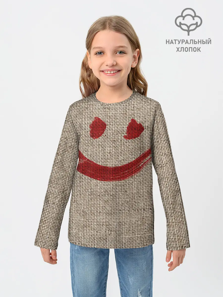 Детский лонгслив / Red Smile