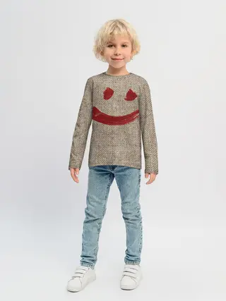 Детский лонгслив / Red Smile