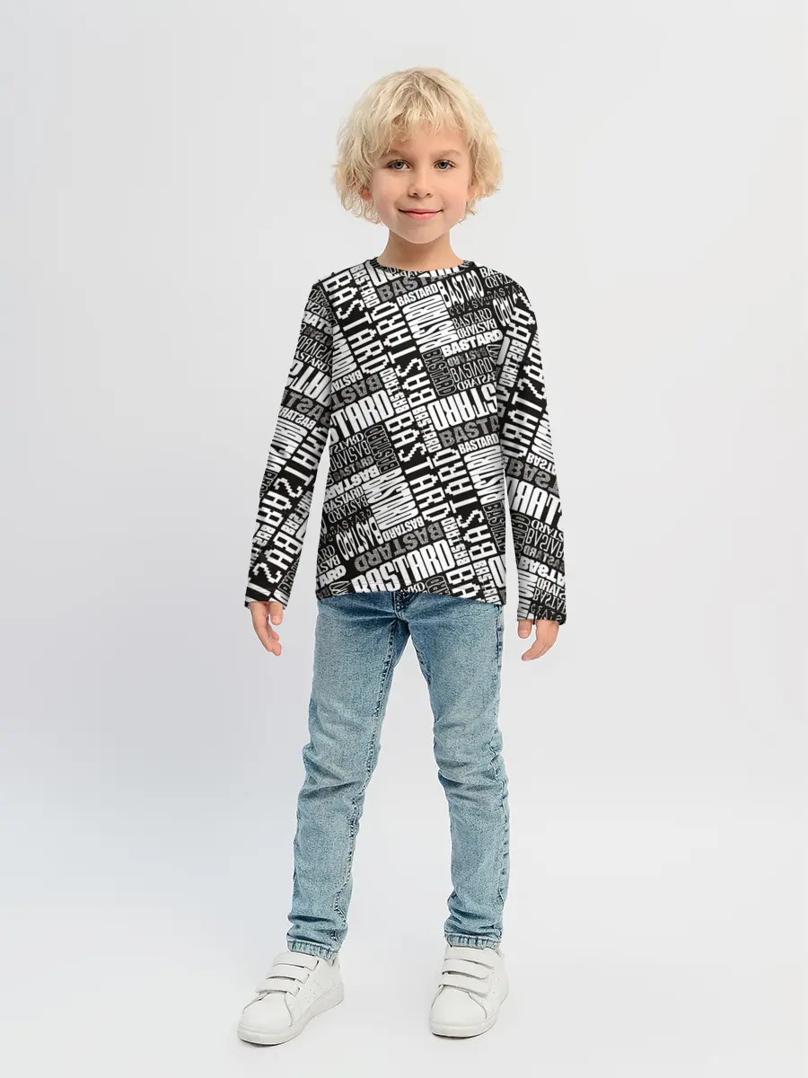 Детский лонгслив / BASTARD!