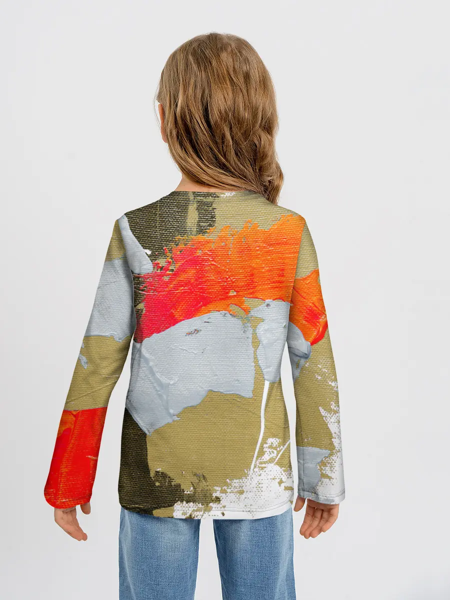 Детский лонгслив / Art Abstraction