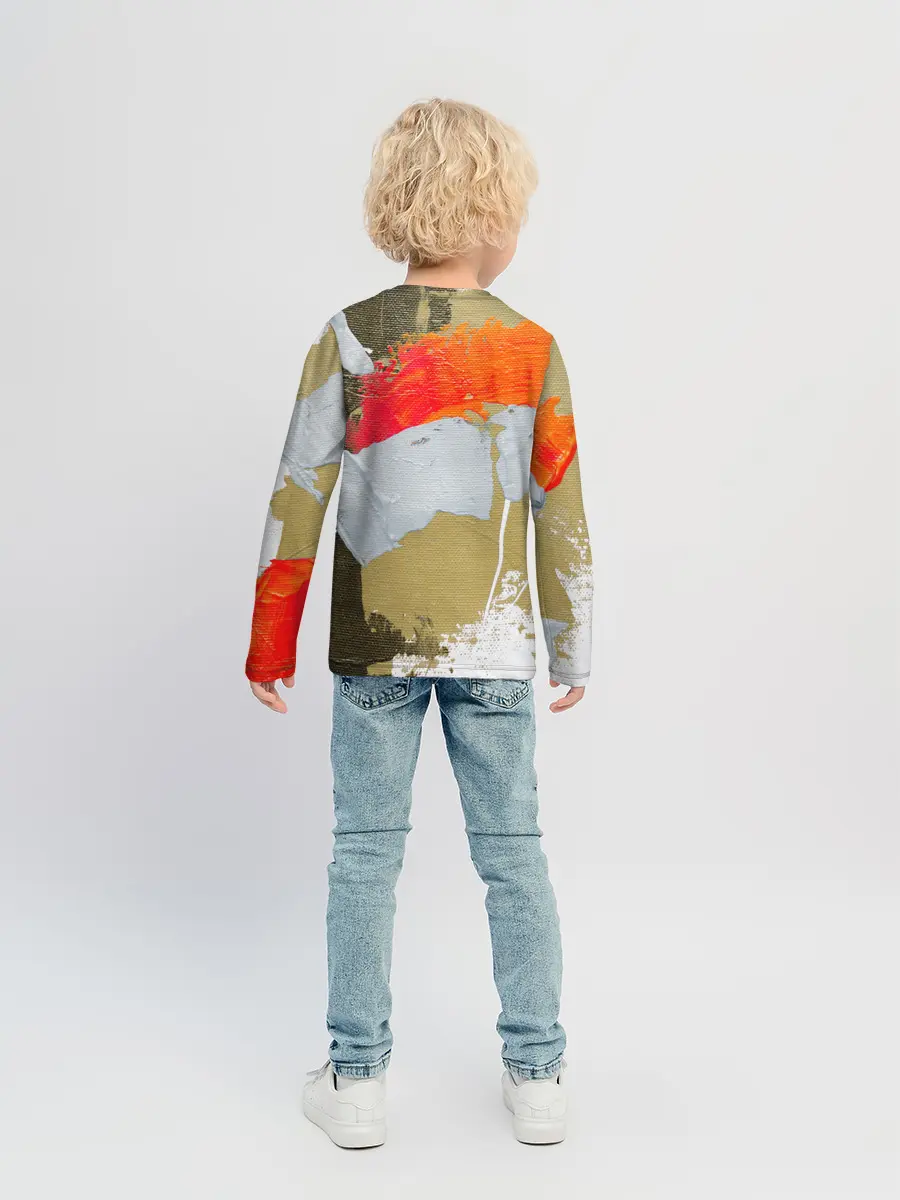 Детский лонгслив / Art Abstraction