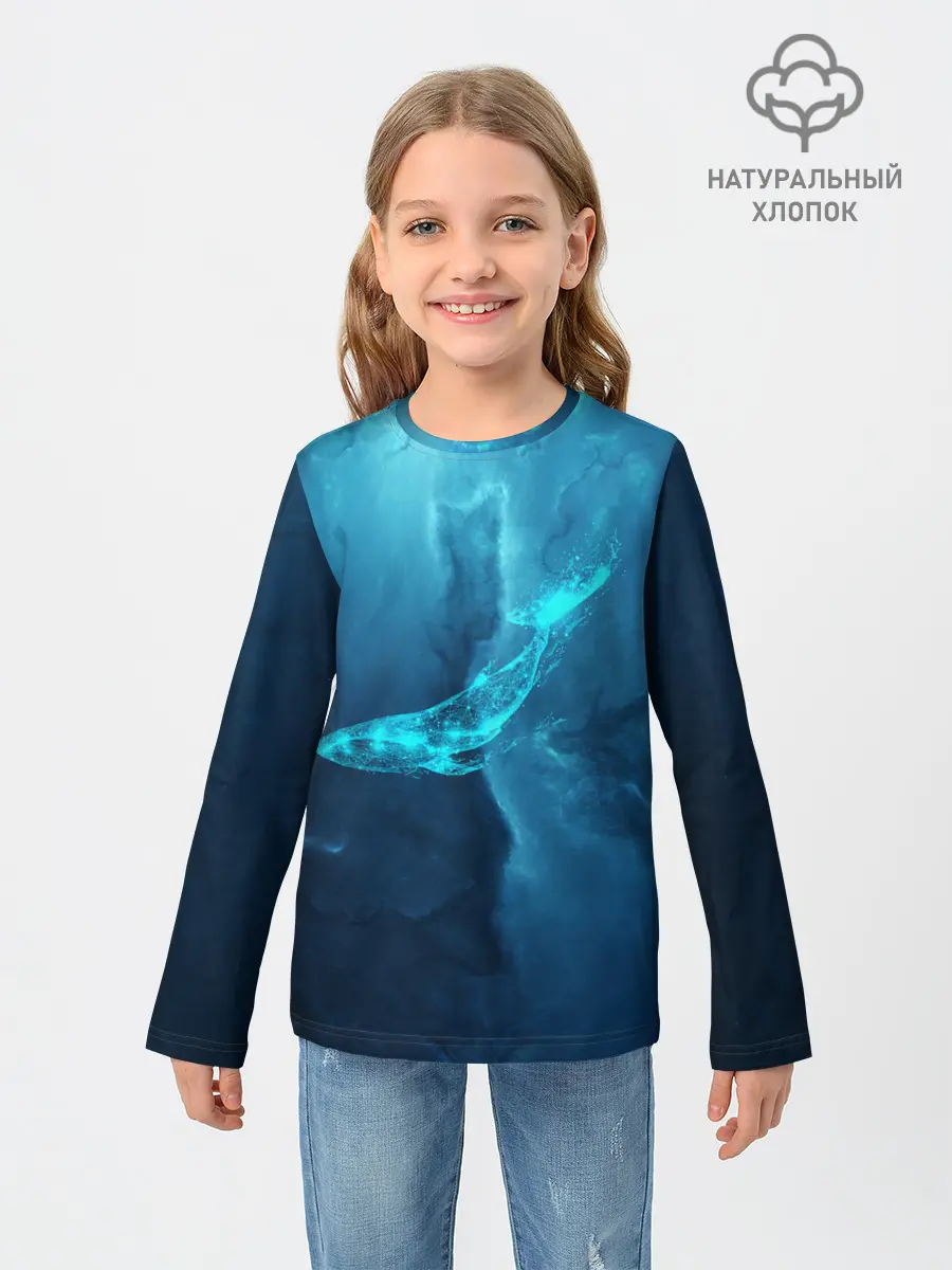 Детский лонгслив / ЗВЕЗДНЫЙ КИТ | STAR WHALE