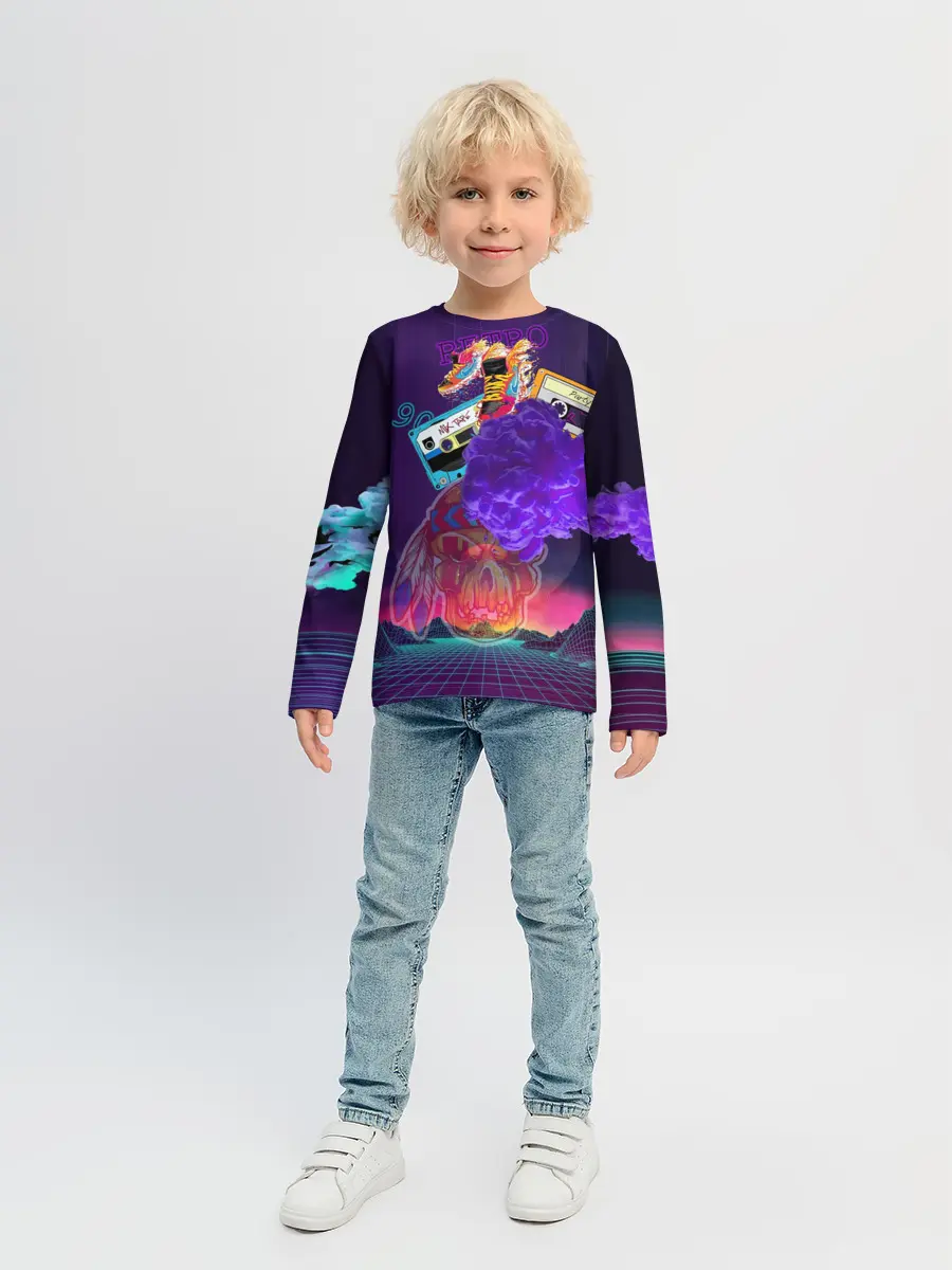Детский лонгслив / Ретро 90-е.