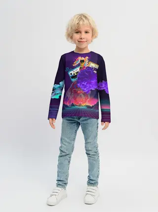 Детский лонгслив / Ретро 90-е.