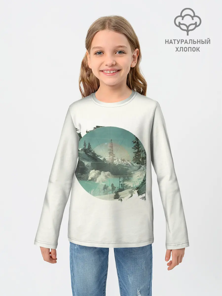Детский лонгслив / Необычное окно