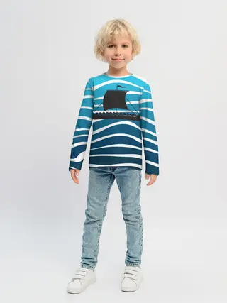 Детский лонгслив / Корабль