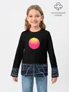 Детский лонгслив / Цифровой восход