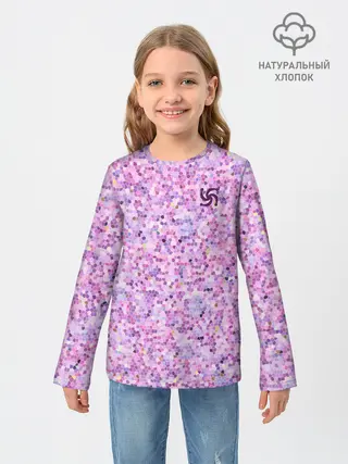 Детский лонгслив / Абстракция