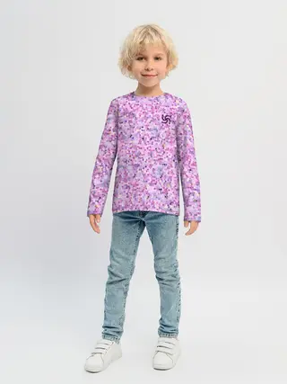 Детский лонгслив / Абстракция