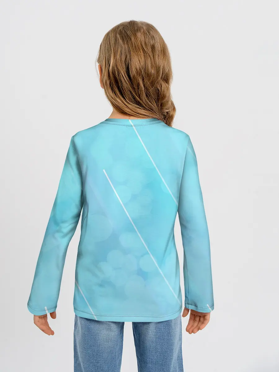 Детский лонгслив / Два дельфина. I love you