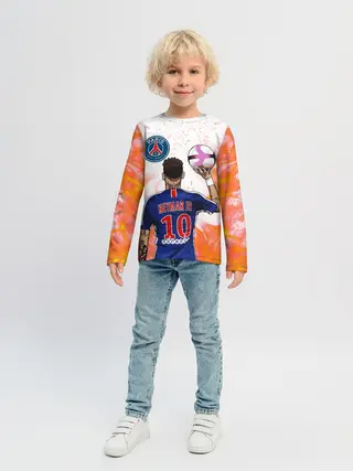 Детский лонгслив / НЕЙМАР / NEYMAR / ПСЖ