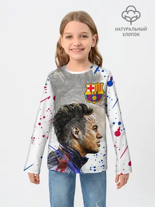 Детский лонгслив / НЕЙМАР / NEYMAR / БАРСЕЛОНА