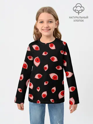 Детский лонгслив / Взгляд тьмы