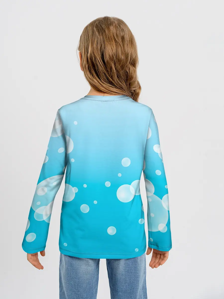 Детский лонгслив / Бумажный кораблик