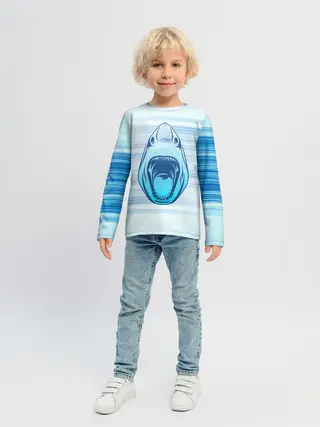 Детский лонгслив / Акула