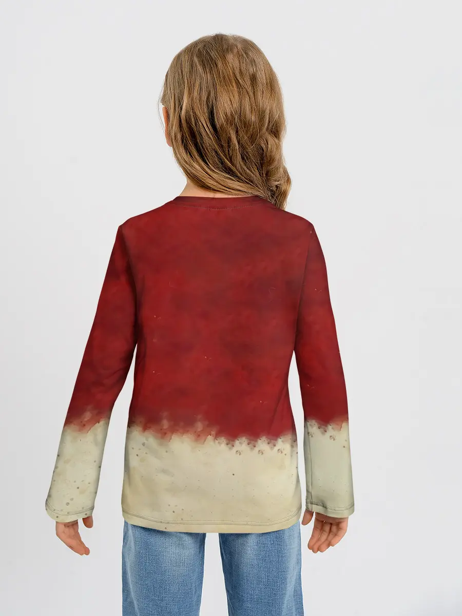 Детский лонгслив / Аста с мечом Чёрный клевер