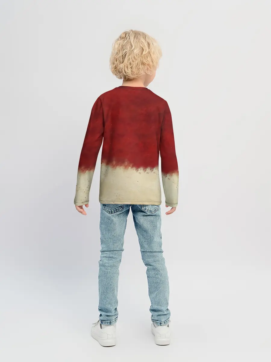 Детский лонгслив / Аста с мечом Чёрный клевер