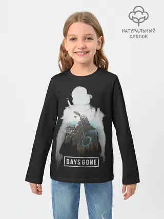 Детский лонгслив / Days gone силуэт Дикона