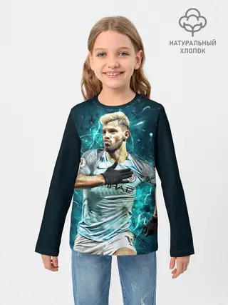 Детский лонгслив / Серхио Агуэро