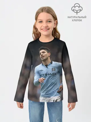 Детский лонгслив / Серхио Агуэро