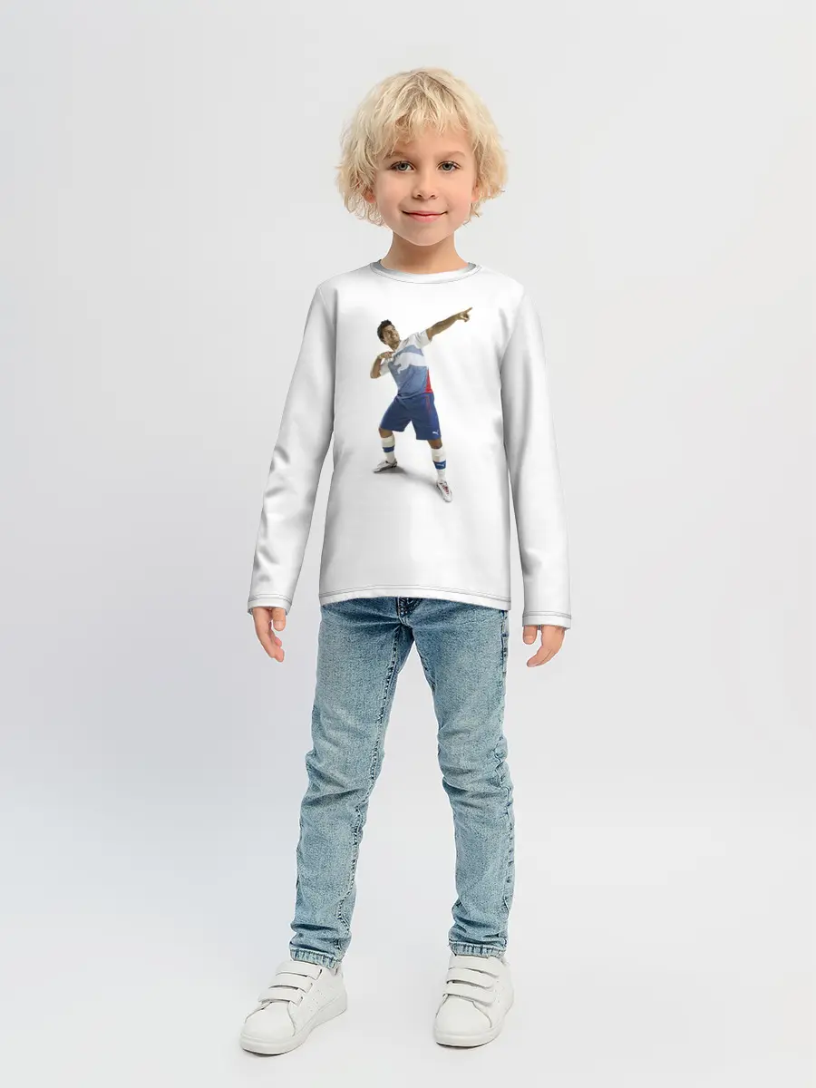 Детский лонгслив / Смешной Серхио Агуэро