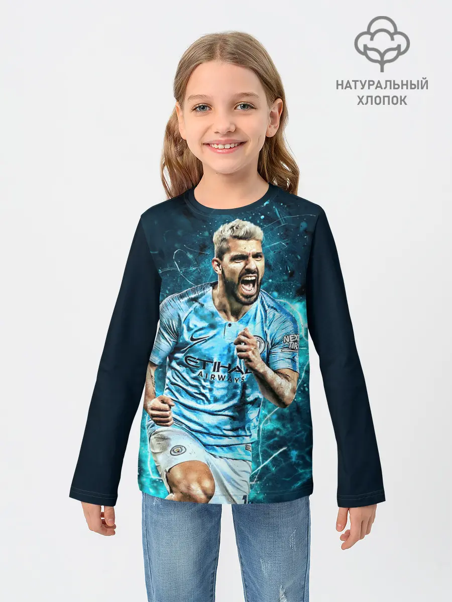 Детский лонгслив / Серхио Агуэро