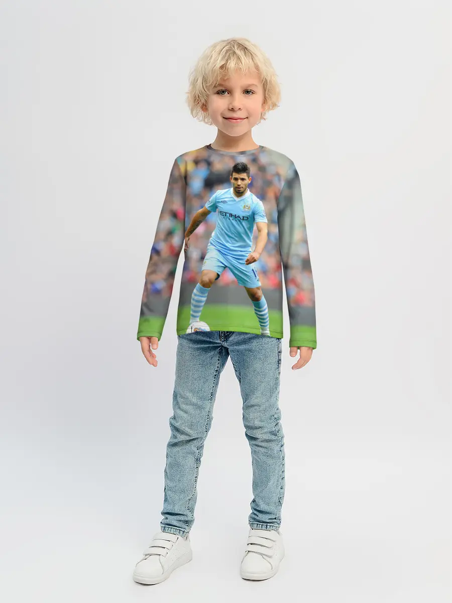 Детский лонгслив / Серхио Агуэро