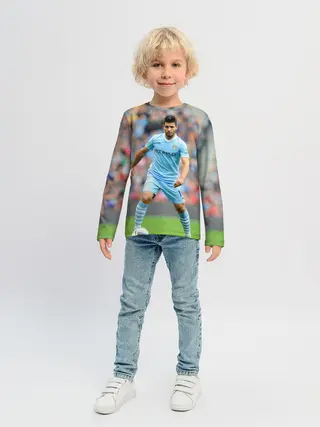Детский лонгслив / Серхио Агуэро