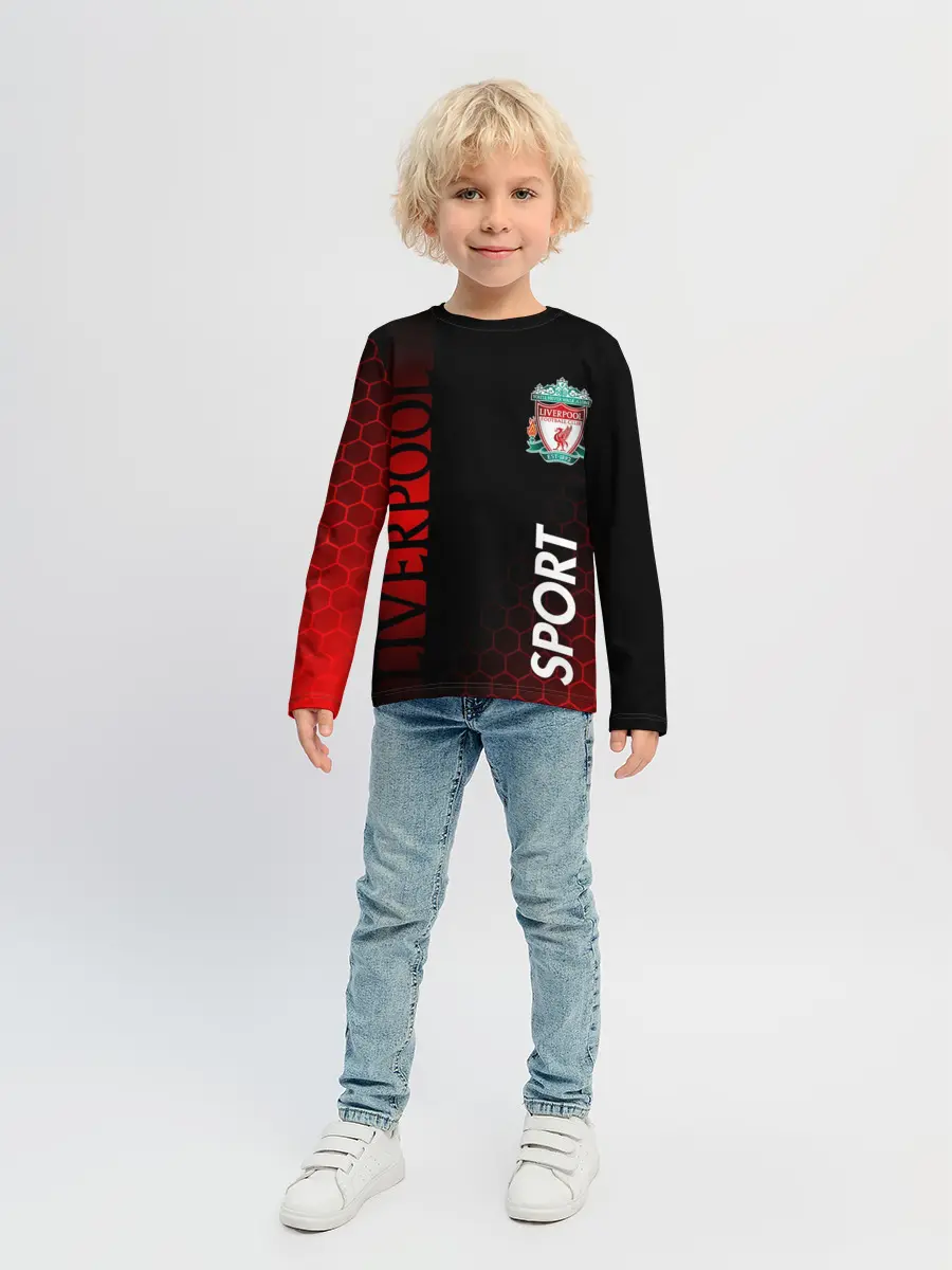 Детский лонгслив / LIVERPOOL / ЛИВЕРПУЛЬ / СПОРТ