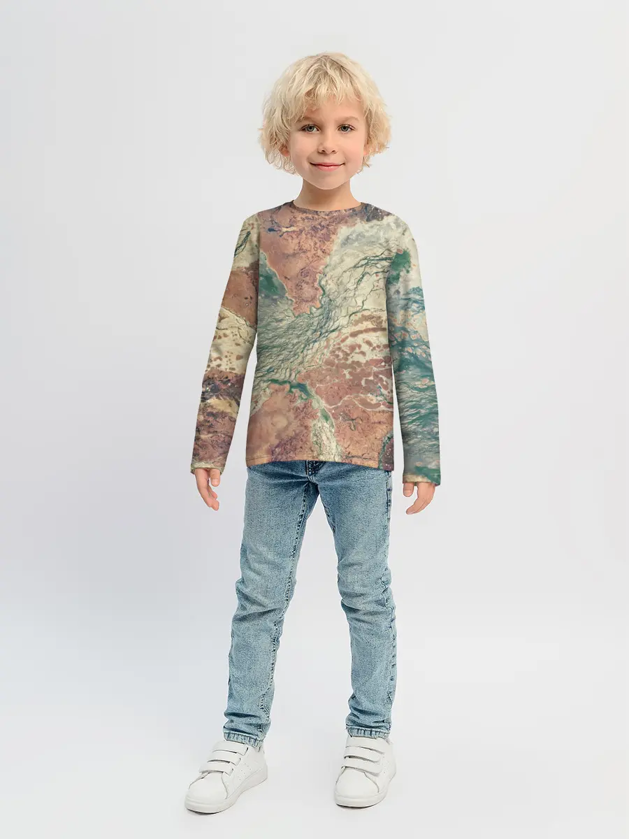 Детский лонгслив / Снимок со СпуТника