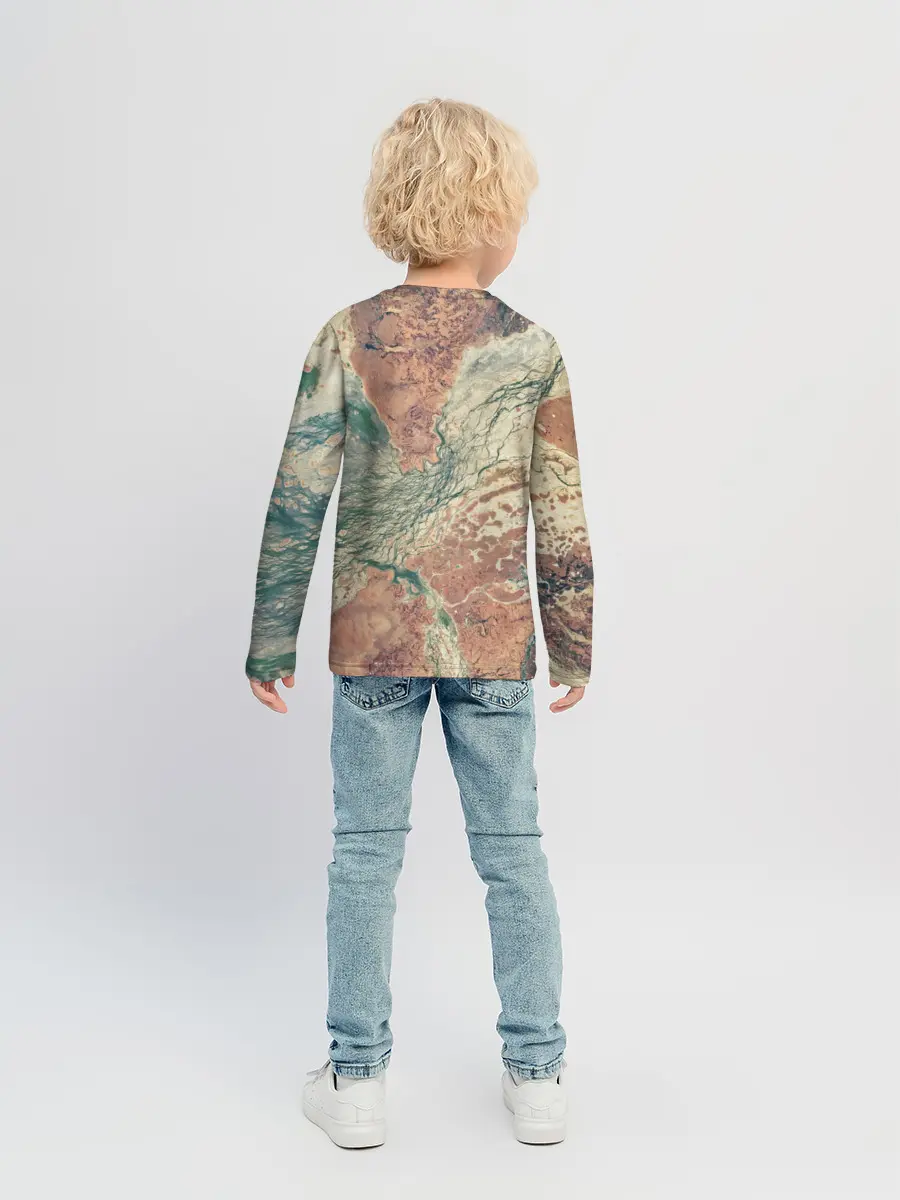 Детский лонгслив / Снимок со СпуТника