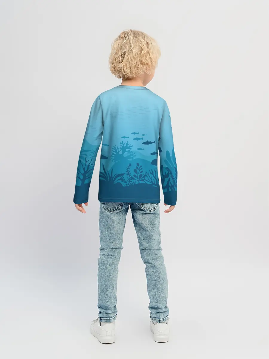 Детский лонгслив / Mermaid | Русалка | Русалочка