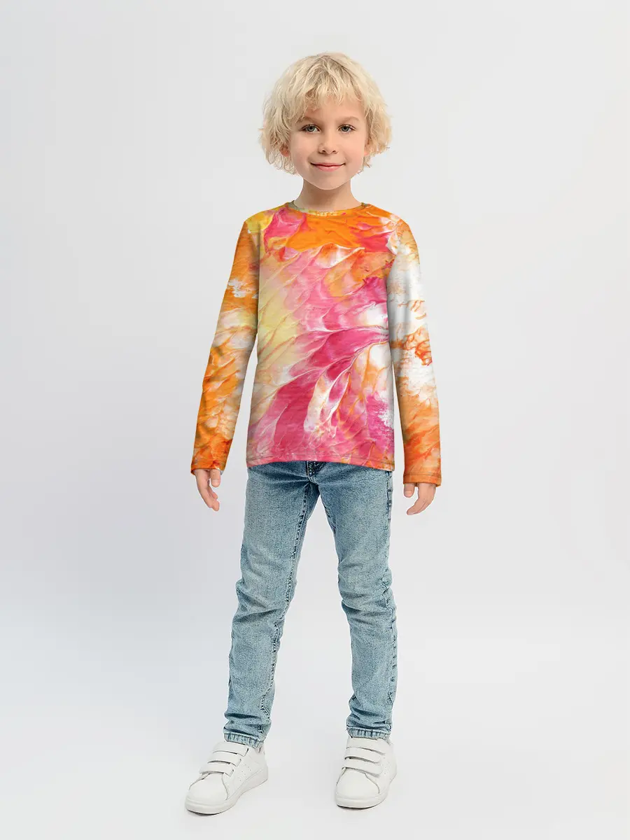 Детский лонгслив / Яркая | Bright colors