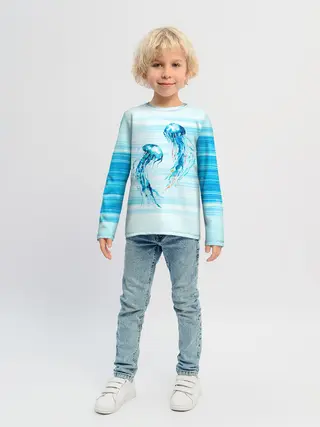 Детский лонгслив / Медузы