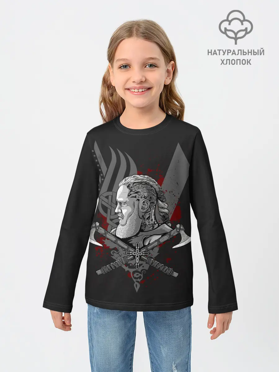 Детский лонгслив / Vikings Art