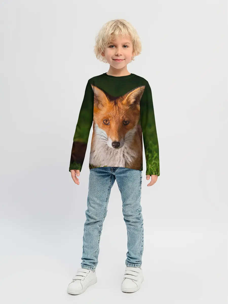 Детский лонгслив / Лисица
