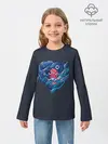 Детский лонгслив / Ocean heart. Totoro