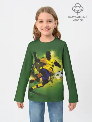 Детский лонгслив / Футбол