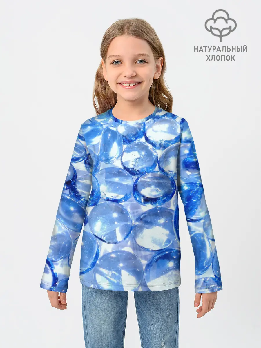 Детский лонгслив / Абстракция