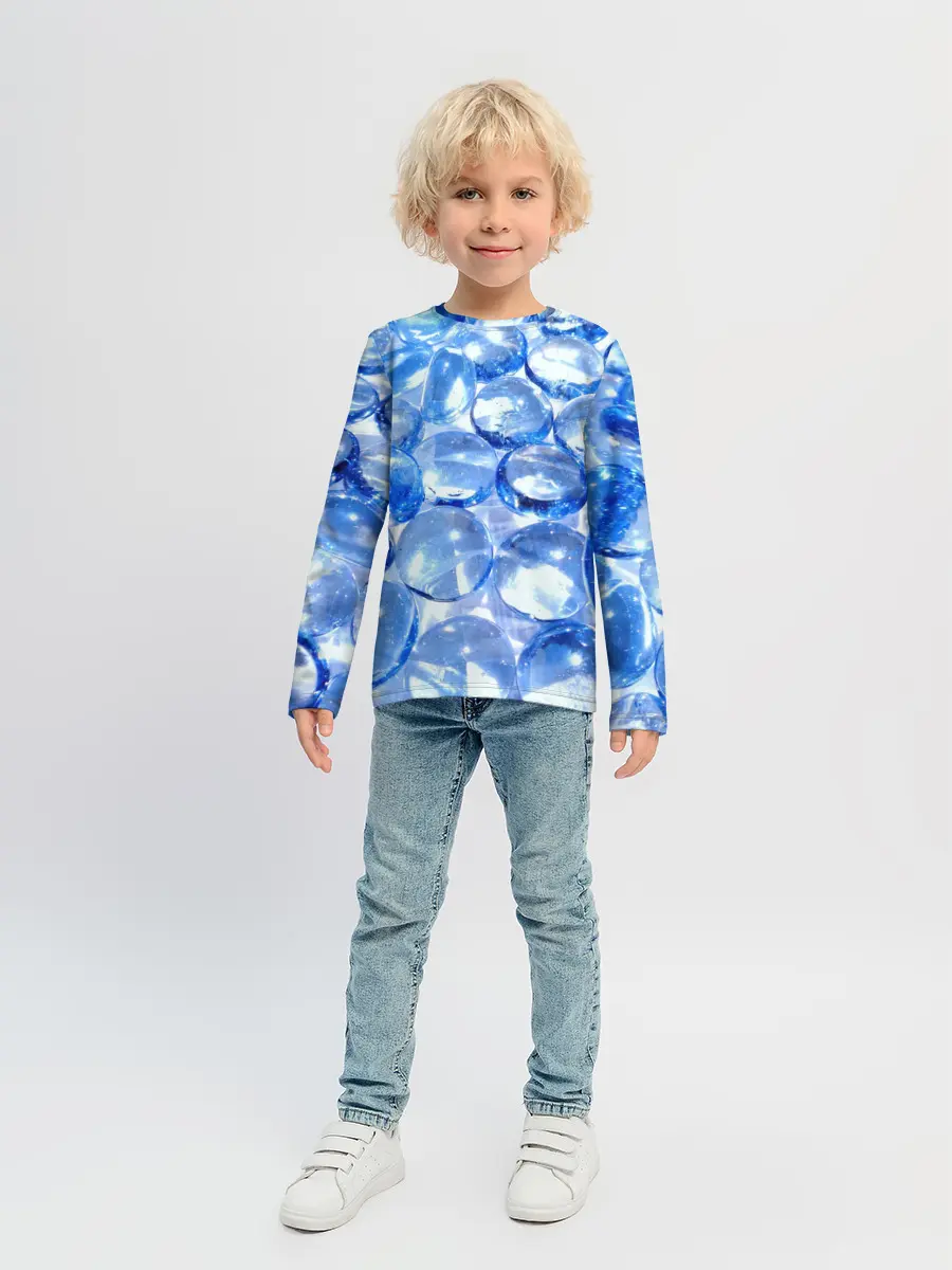 Детский лонгслив / Абстракция