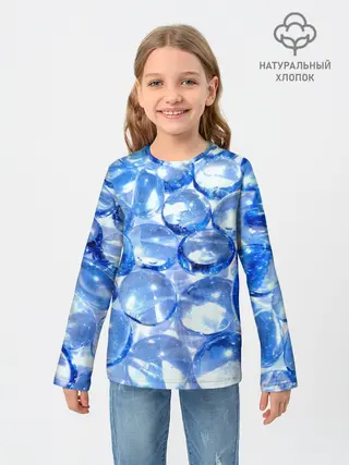 Детский лонгслив / Абстракция