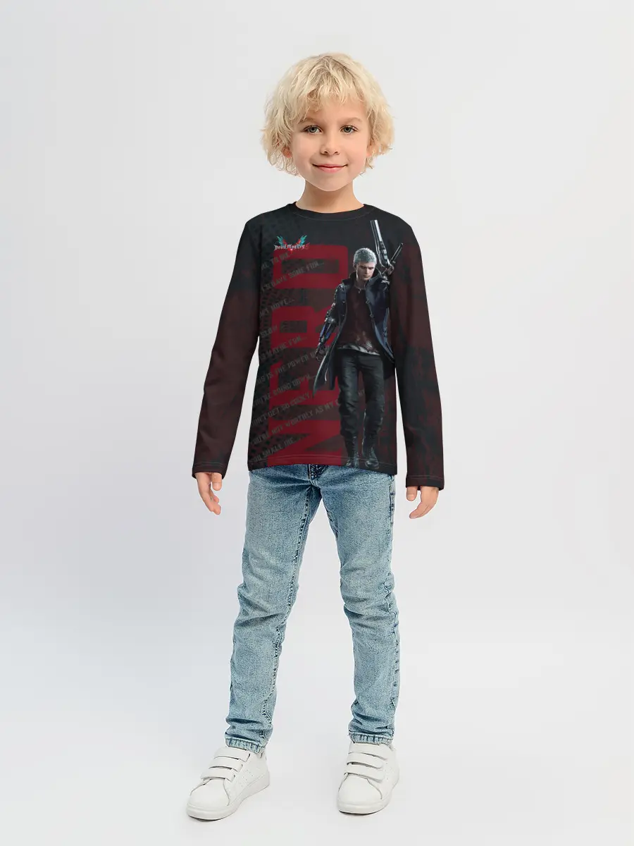 Детский лонгслив / Nero