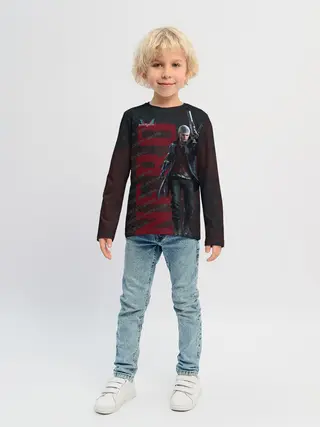 Детский лонгслив / Nero