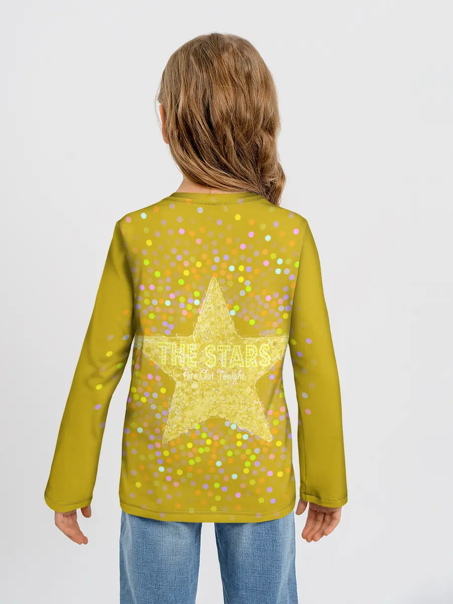 Детский лонгслив / David Bowie Gold Star