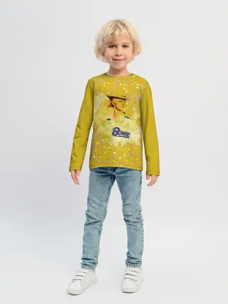 Детский лонгслив / David Bowie Gold Star