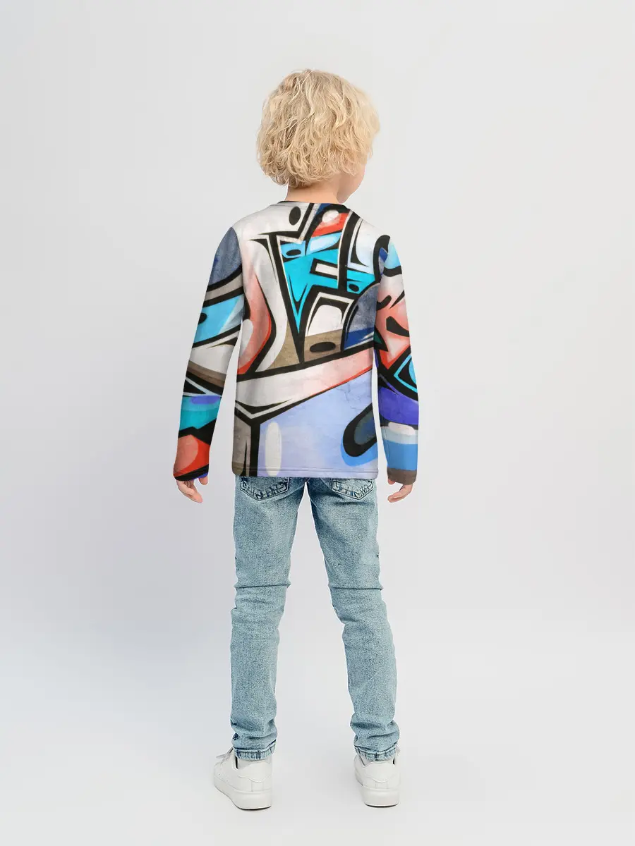 Детский лонгслив / Street Art Graffiti