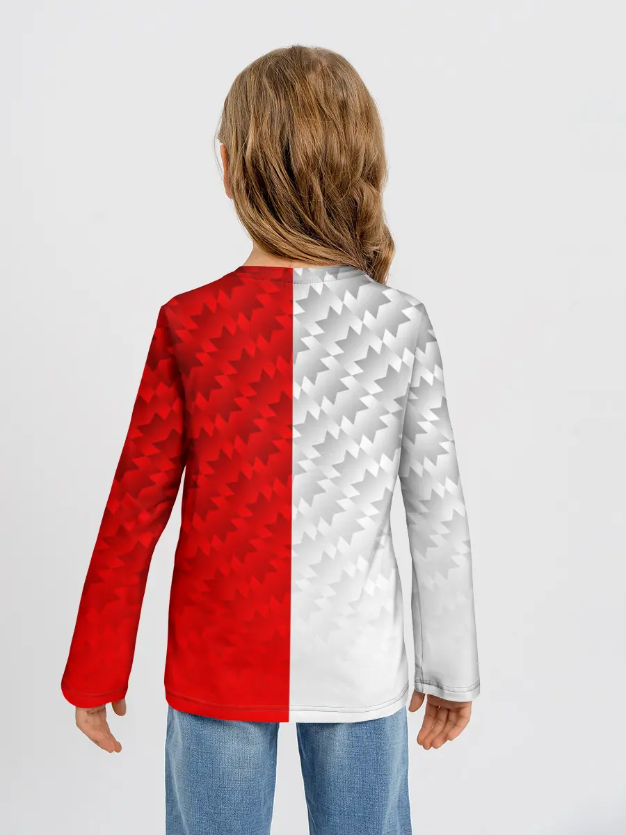 Детский лонгслив / МАНЧЕСТЕР / MANCHESTER / УЗОР