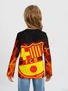 Детский лонгслив / FC BARCELONA / FIRE / ОГОНЬ