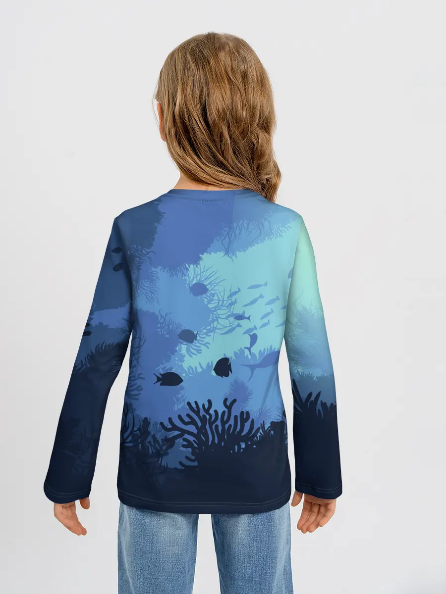 Детский лонгслив / Mermaid | Русалочка